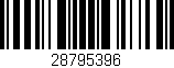 Código de barras (EAN, GTIN, SKU, ISBN): '28795396'
