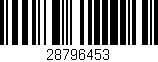 Código de barras (EAN, GTIN, SKU, ISBN): '28796453'
