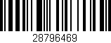 Código de barras (EAN, GTIN, SKU, ISBN): '28796469'