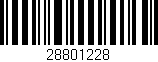 Código de barras (EAN, GTIN, SKU, ISBN): '28801228'