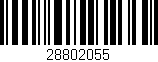 Código de barras (EAN, GTIN, SKU, ISBN): '28802055'