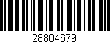 Código de barras (EAN, GTIN, SKU, ISBN): '28804679'