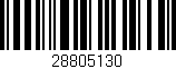 Código de barras (EAN, GTIN, SKU, ISBN): '28805130'