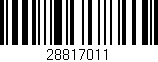 Código de barras (EAN, GTIN, SKU, ISBN): '28817011'