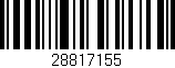 Código de barras (EAN, GTIN, SKU, ISBN): '28817155'