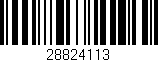 Código de barras (EAN, GTIN, SKU, ISBN): '28824113'