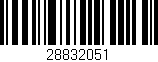 Código de barras (EAN, GTIN, SKU, ISBN): '28832051'