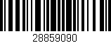 Código de barras (EAN, GTIN, SKU, ISBN): '28859090'