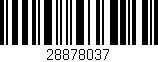 Código de barras (EAN, GTIN, SKU, ISBN): '28878037'