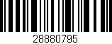 Código de barras (EAN, GTIN, SKU, ISBN): '28880795'