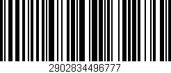 Código de barras (EAN, GTIN, SKU, ISBN): '2902834496777'