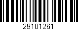 Código de barras (EAN, GTIN, SKU, ISBN): '29101261'