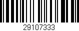 Código de barras (EAN, GTIN, SKU, ISBN): '29107333'