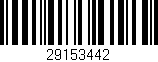 Código de barras (EAN, GTIN, SKU, ISBN): '29153442'