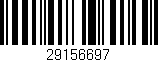 Código de barras (EAN, GTIN, SKU, ISBN): '29156697'