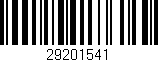 Código de barras (EAN, GTIN, SKU, ISBN): '29201541'