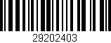 Código de barras (EAN, GTIN, SKU, ISBN): '29202403'