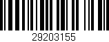 Código de barras (EAN, GTIN, SKU, ISBN): '29203155'