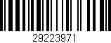 Código de barras (EAN, GTIN, SKU, ISBN): '29223971'