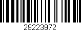 Código de barras (EAN, GTIN, SKU, ISBN): '29223972'