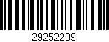 Código de barras (EAN, GTIN, SKU, ISBN): '29252239'