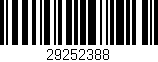 Código de barras (EAN, GTIN, SKU, ISBN): '29252388'