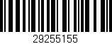 Código de barras (EAN, GTIN, SKU, ISBN): '29255155'