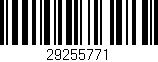 Código de barras (EAN, GTIN, SKU, ISBN): '29255771'