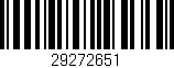 Código de barras (EAN, GTIN, SKU, ISBN): '29272651'