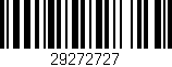 Código de barras (EAN, GTIN, SKU, ISBN): '29272727'
