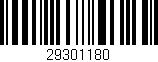 Código de barras (EAN, GTIN, SKU, ISBN): '29301180'