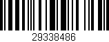 Código de barras (EAN, GTIN, SKU, ISBN): '29338486'