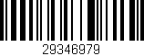 Código de barras (EAN, GTIN, SKU, ISBN): '29346979'