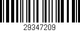 Código de barras (EAN, GTIN, SKU, ISBN): '29347209'