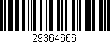 Código de barras (EAN, GTIN, SKU, ISBN): '29364666'