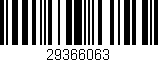 Código de barras (EAN, GTIN, SKU, ISBN): '29366063'