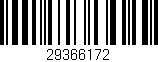 Código de barras (EAN, GTIN, SKU, ISBN): '29366172'
