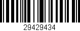 Código de barras (EAN, GTIN, SKU, ISBN): '29429434'