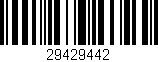 Código de barras (EAN, GTIN, SKU, ISBN): '29429442'