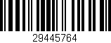 Código de barras (EAN, GTIN, SKU, ISBN): '29445764'