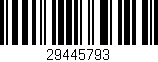 Código de barras (EAN, GTIN, SKU, ISBN): '29445793'