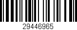Código de barras (EAN, GTIN, SKU, ISBN): '29446965'