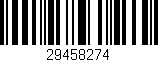Código de barras (EAN, GTIN, SKU, ISBN): '29458274'