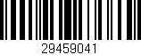 Código de barras (EAN, GTIN, SKU, ISBN): '29459041'