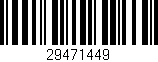 Código de barras (EAN, GTIN, SKU, ISBN): '29471449'