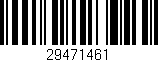 Código de barras (EAN, GTIN, SKU, ISBN): '29471461'