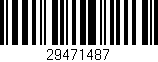 Código de barras (EAN, GTIN, SKU, ISBN): '29471487'