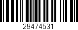 Código de barras (EAN, GTIN, SKU, ISBN): '29474531'