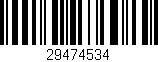 Código de barras (EAN, GTIN, SKU, ISBN): '29474534'