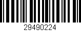Código de barras (EAN, GTIN, SKU, ISBN): '29490224'
